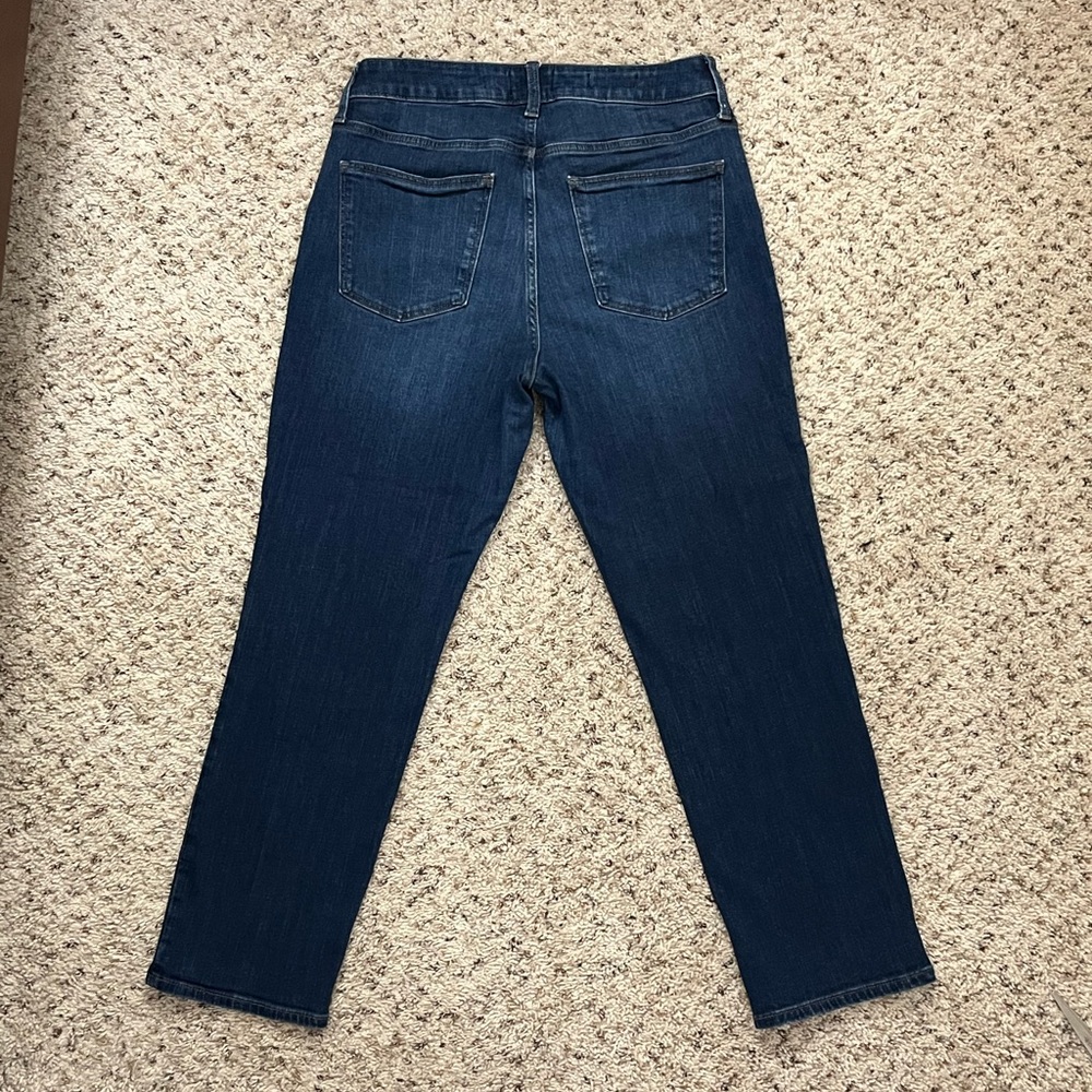 Universal Thread Women’s High-Rise Slim Straight Jeans Size 10 Dark & Light Wash - Picture 7 of 13